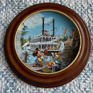 Disneyland 40th Anniversary Collector Plate twain